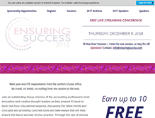 Tablet Screenshot of ensuringsuccess.com